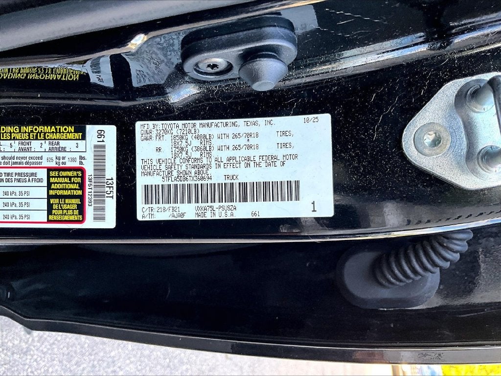 2026 Toyota Tundra SR5