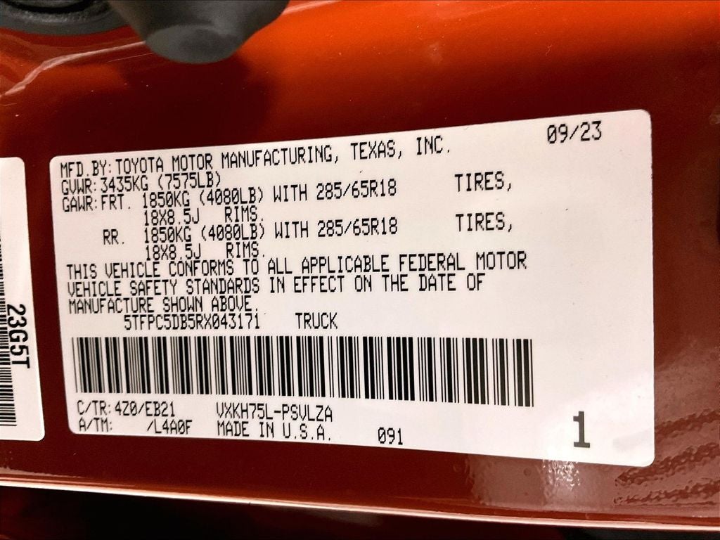 2024 Toyota Tundra Hybrid TRD Pro