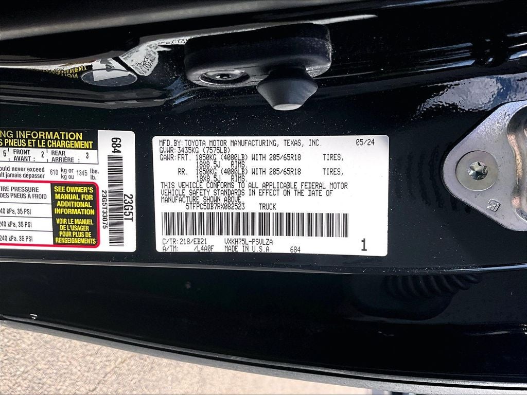 2024 Toyota Tundra Hybrid TRD Pro