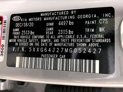 2021 Kia K5 GT-Line