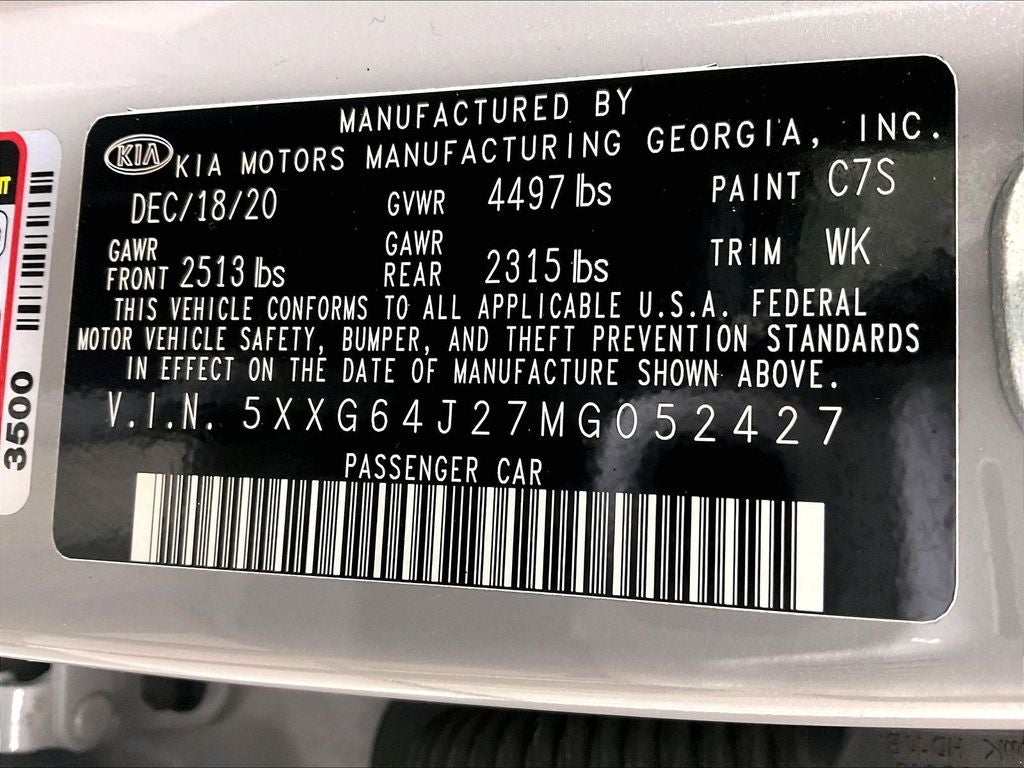 2021 Kia K5 GT-Line