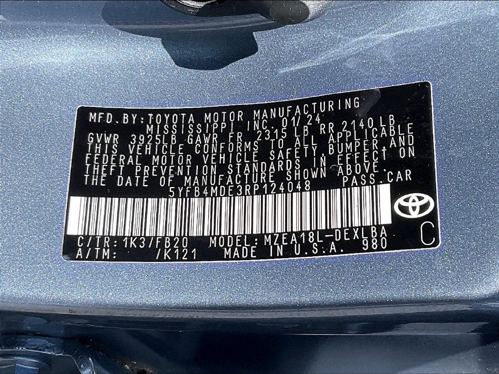 2024 Toyota Corolla LE