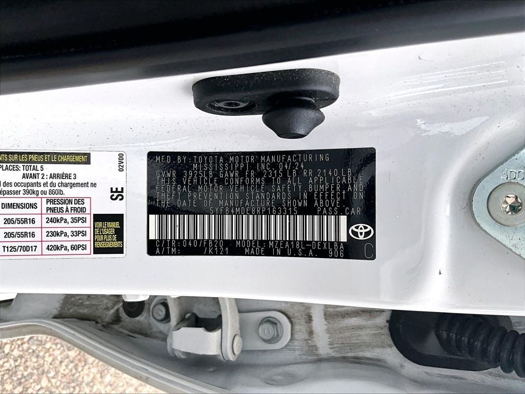 2024 Toyota Corolla LE
