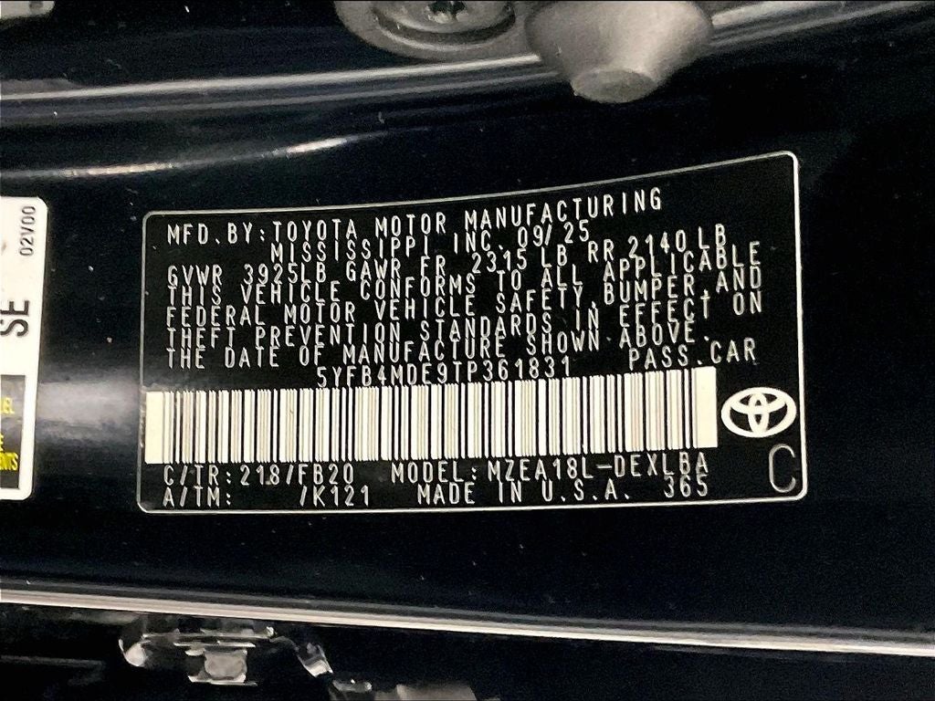 2026 Toyota Corolla LE