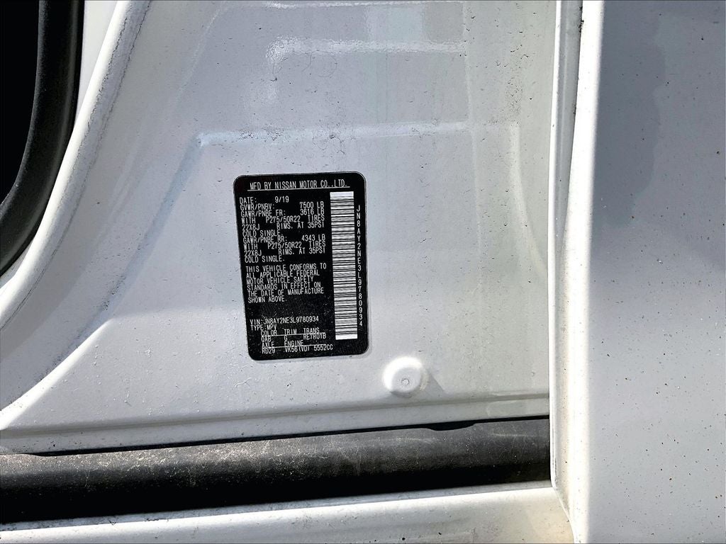 2020 Nissan Armada Platinum