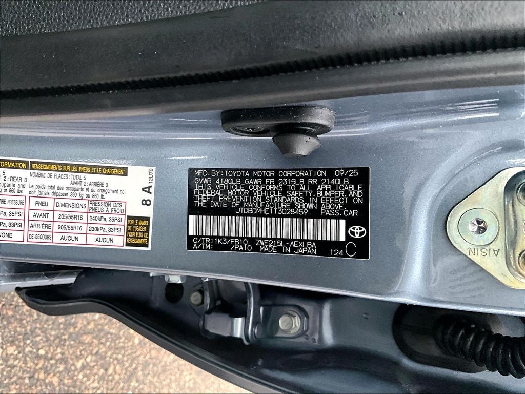 2026 Toyota Corolla Hybrid LE